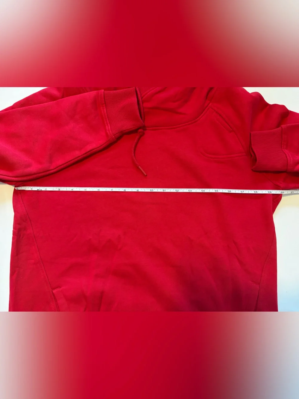Levelwear Red Premium Fleece Hoodie NWT Size Medium - Picture 6 of 7